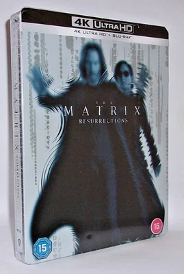 The Matrix Resurrections (4K Ultra HD + Blu Ray, 2021) Steelbook - New & Sealed. - Image 1 of 4