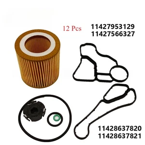 12Pcs Oil Filter 11427953129 For BMW X6 E88 F15 F30 F33 E61 F06 325i 435i 740i@ - Picture 1 of 2