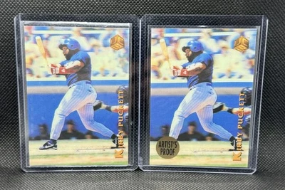 Kirby Puckett 1995 UC3 ID In Depth #138 + Artist's Proofs Lot Rare Twins - Image 1 of 4