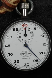Meylan branded stop watch movement No. 202A Vintage Pocket Watch Vintage Cool - Picture 1 of 7