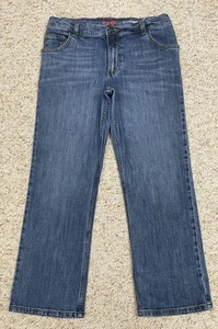 Wrangler Classic Boot Boys Size 14 Husky Medium Wash Adjustable Waist (29x27) - Picture 1 of 21