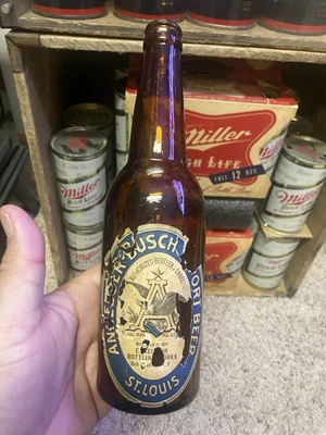 Anheuser Busch Brewing Export Beer Bottle St Louis Mo Budweiser Excelsior Btl NY - Image 1 of 4