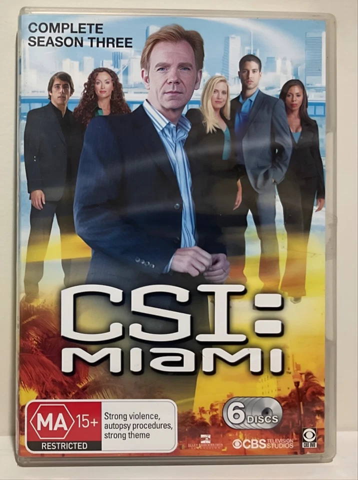 CSI Miami - Complete Season 3 - DVD Region 4 | Free Postage - image 1 of 4