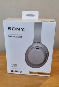 Sony WH1000XM4 Box Silver Grey - Picture 1 of 2