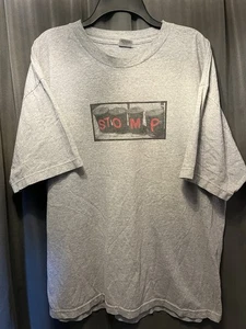 Vintage Stomp Band Musical Group Gray T-Shirt AAA See Measurements - Picture 1 of 6