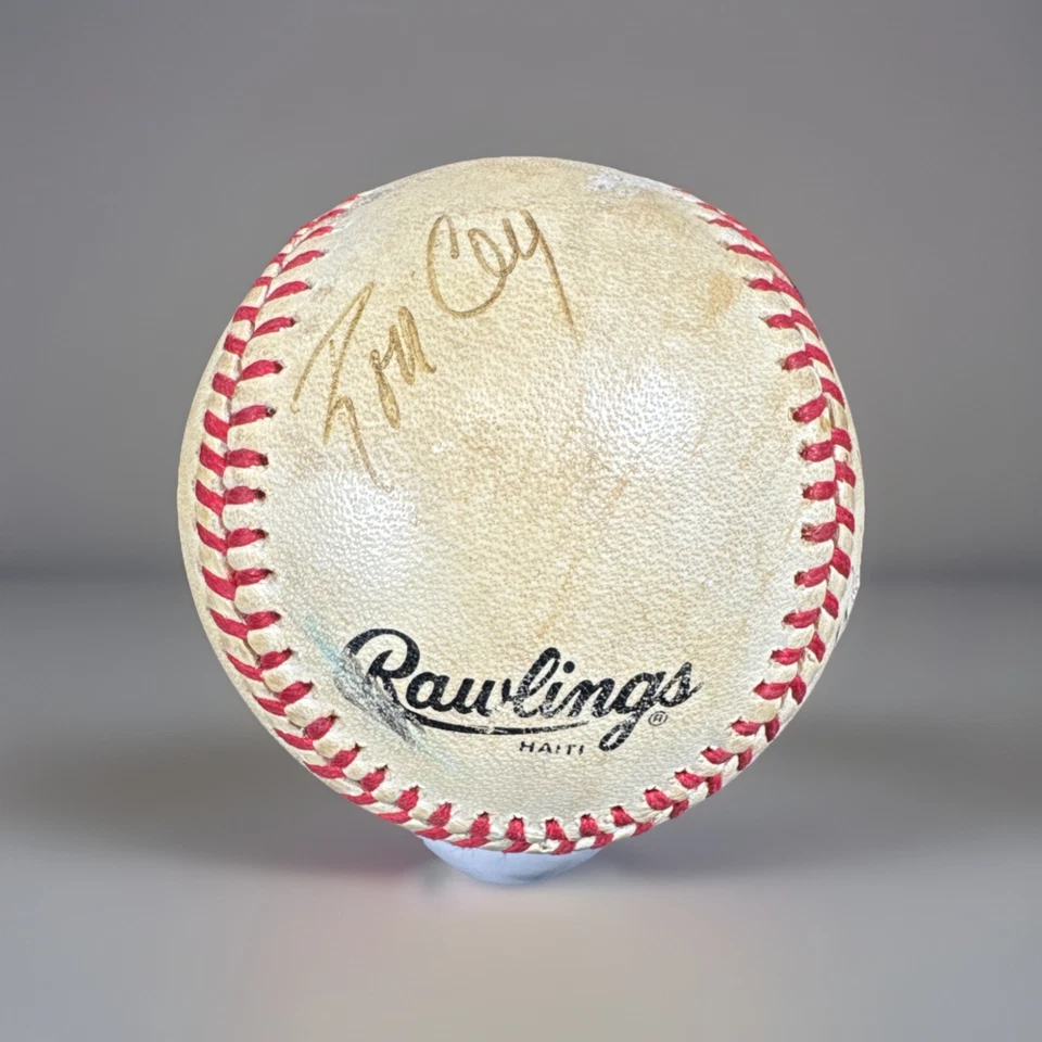 ✨Vintage 1982 Ron Cey Autographed Baseball Chicago Cubs Rawlings Fenney ✨ - Image 1 of 4