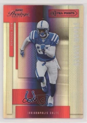 2004 Playoff Prestige Xtra Points Red /100 Reggie Wayne #64 - Image 1 of 2