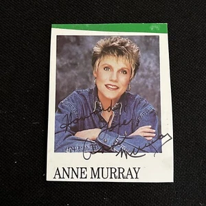 ANNE MURRAY SIGNED AUTOGRAPHED CARD - Picture 1 of 2