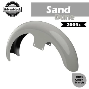 Sand Dune 21" Reveal Wrapper Hugger Front Fender Fits Harley Touring 2009+ - Imagen 1 de 9
