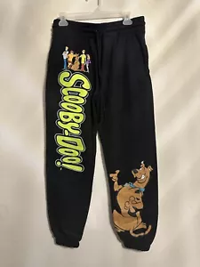 Scooby Doo Jogginghose Herren Medium (11-13) Schwarz Grafik Logo Tapered Jogging - Bild 1 von 8