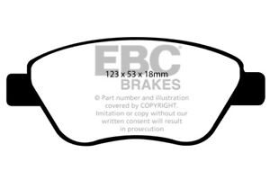 EBC Greenstuff Front Brake Pads for Proton Satria Neo 1.6 (2007 on)