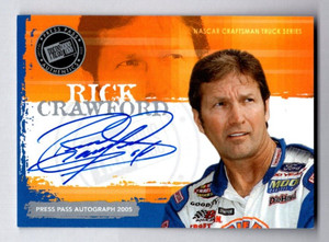 2004 Press Pass Autographs #15 Rick Crawford ZKP 086