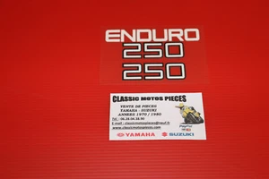 Yamaha Dtmx 250 Emblems Suitable For Caches Lateral - Picture 1 of 2