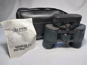 ALPEN Binoculars 8X40 WA Wide Angle Green With Case - Picture 1 of 10