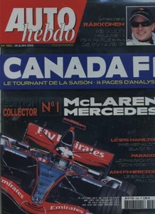 AUTO HEBDO n°1552 28/06/2006 GP CANADA SPECIAL MAC LAREN LAMBORGHINI MURCIELAGO - Imagen 1 de 1