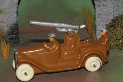 NICE BARCLAY LEAD TOY ANTI-AIRCRAFT GUN TRUCK- RECAST - Image 1 of 4