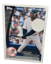 2002 Bernie Williams Luis Gonzalez Post  Cereal Promo Braves Yankees Topps (BL)