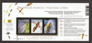 PAPER WASP = BUG = INSECTS = Souvenir Sheet of 3 stamps MNH Canada 2012 #2409b - Picture 1 of 1