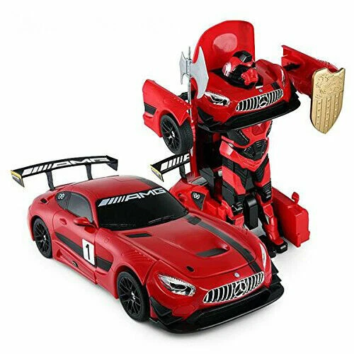 1:14 RC Mercedes-Benz GT3 2.4ghz RC Transformer Dancing Robot Car (Red) - Image 1 of 1