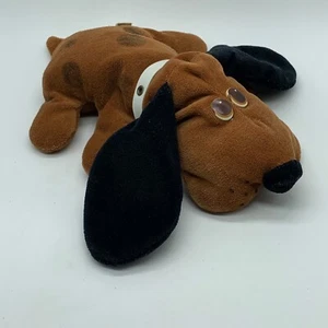 Pound Puppies Applause Vintage 1985 Brown w/spots 11" Plush Dog-  White Collar - Picture 1 of 5