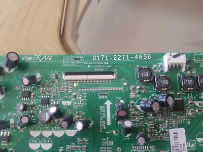 JVC TV Main Board / Power Supply Board 0171-2271-4656, 3632-2112-0150 - Image 1 of 2