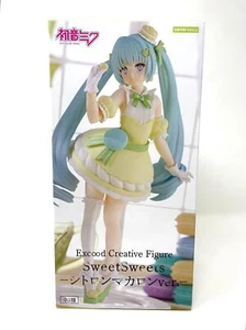 Figura FuRyu - Exceed Creative SweetsSweets Hatsune Miku (versión Macaron limón) - Imagen 1 de 6