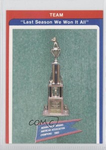 1983 Indianapolis Indians Team Issue Indians Win 1982 Pennant #2
