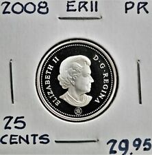 2008 Canada Sterling Silver 25 Cents - Proof Struck