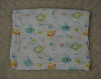 Детское одеяло Monarca Submarine пеленальное муслиновое бамбуковое для тропических рыб подводное - Изображение 1 из 4