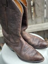Justin Brand Western Leather Boots Size 9 Women’s Shoes L4934 Natural Wear