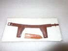 Miniature Plastic Toy Cowboy Brown Gun Holster