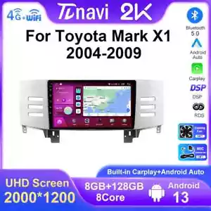 Radio Coche Auto Android Para Toyota Mark X1 2004-2009 Multimedia GPS Navegador Reproductor - Imagen 1 de 22