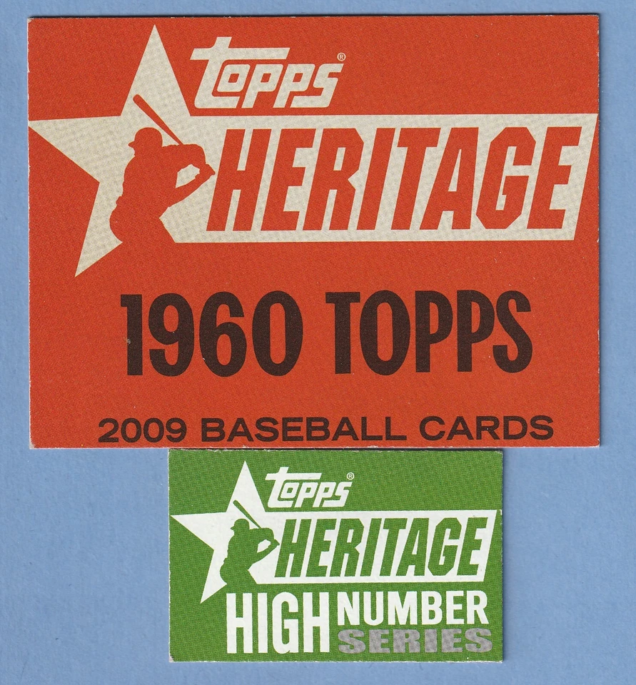 2009 Topps Heritage High Number 510-682 complete your set. You pick base cards - Image 1 of 1