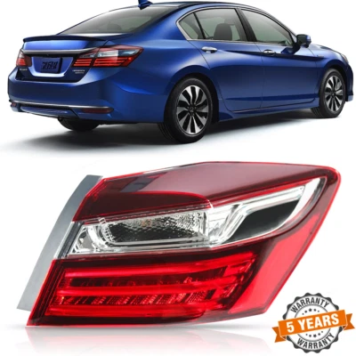 Passenger Side Tail Light Taillight Lamps Outer For Honda Accord 2016-2017 Right Foto 1 de 4