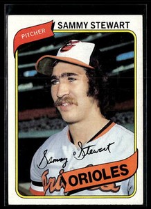 1980 Topps #119 Sammy Stewart See Scan