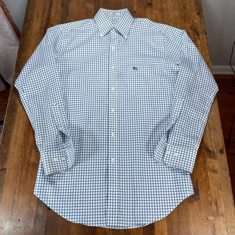 Creighton Bluejays Shirt Mens Small White Blue Check Peter Millar Nano Luxe Cover