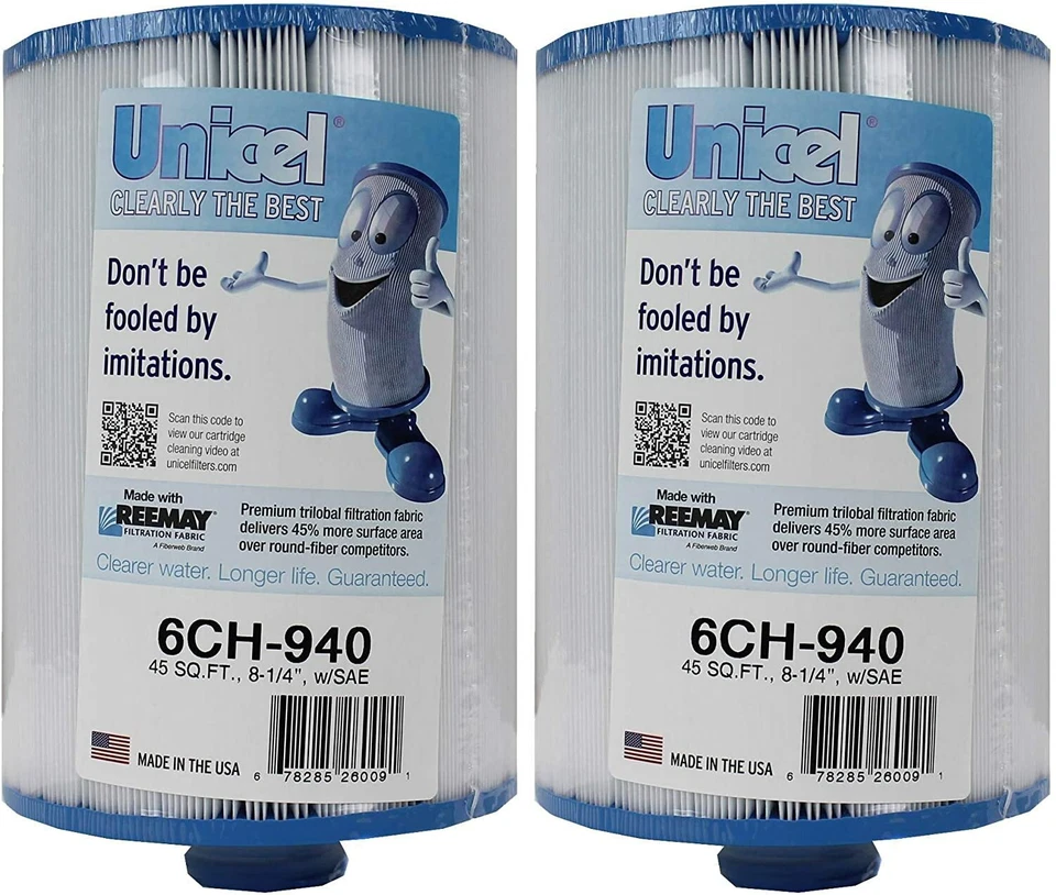 Unicel 6CH-940 45 sq ft Waterway Vita Aber Spa Filter Cartridge, FC-0360, 2-Pack