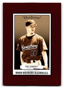 2005 UPPER DECK ORIGINS #67 ROY OSWALT RED PARALLEL /99
