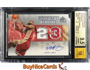 2007 Lebron James Sp Spiel Gebraucht Significant Zahlen Auto / 23 #LJ1 BGS 9.5 - Bild 1 von 4