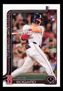 2025 Topps Series One- Nick Sogard (RC) #94 Boston Red Sox-RM73 - Picture 1 of 2