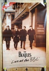 The Beatles Live at the BBC The New Album Original One Sheet Promo Poster 34x24 - Bild 1 von 5