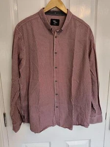 RED / WHITE GINGHAM CHECK SHIRT - Size XXL - Imagen 1 de 2