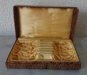 alter leerer Besteckkasten Besteckaufbewahrung 6 Teile 16,2 x 9,5 x 3,5 cm - Bild 1 von 12