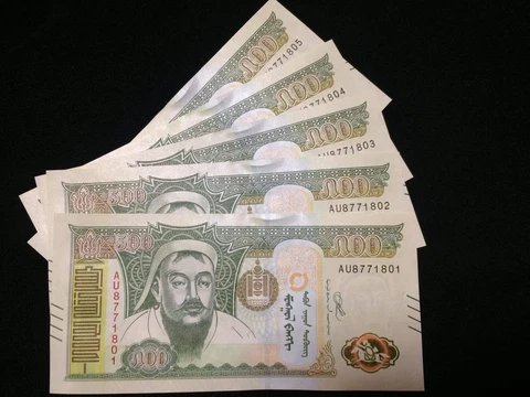 100 pcs Mongolia 2020 new 500 tugrik P-66f bundle Cover