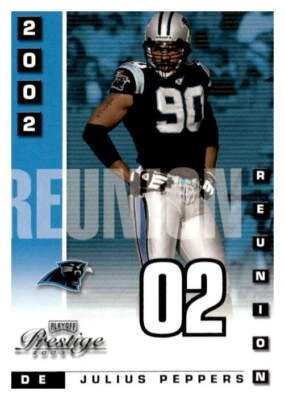 Julius Peppers 2003  Playoff Prestige REUNION /2002 R-22 - Image 1 of 2