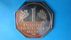 Medal Silver 999 40 Years Deutsche Mark 1988 IN Pf Open Lightweight Tarnished