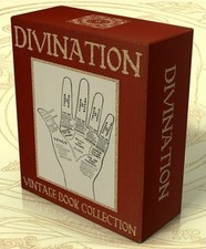 DIVINATION 77 vintage books on DVD Palmistry, Clairvoyance, Crystal Gazing Tarot