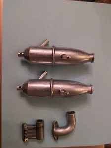 Redcat Racing Tornado Chrome Tube Pipes With Manifold - Picture 1 of 4