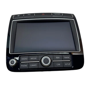 VW VOLKSWAGEN TOUAREG II 2016 OEM NAVI MULTIMEDIA SCREEN DISPLAY UNIT 7P6919603J - Picture 1 of 11