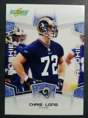 2008 Score #332 Chris Long RC RAMS DE Rookie football card NM/MT - Image 1 of 2